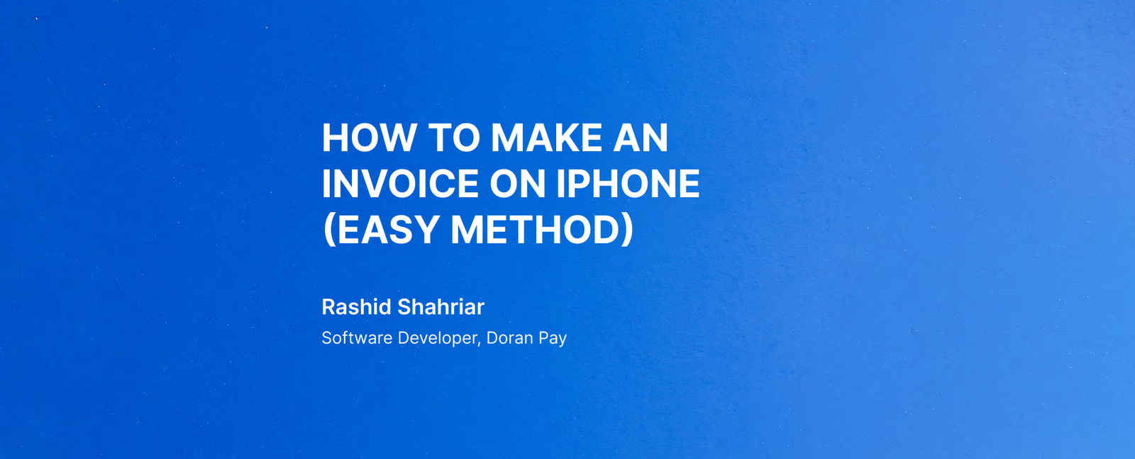 How to Make an Invoice on iPhone (Easy Method) 